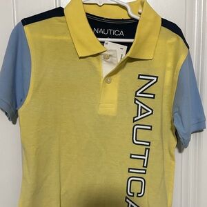 Nautica Kids Polo in Yellow and Blue